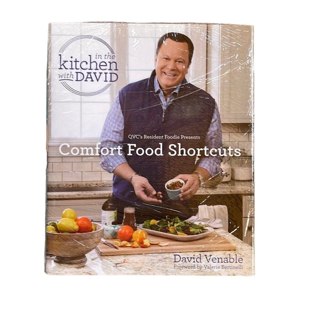 In the Kitchen with David Comfort Food Shortcuts Cookbook QVC's Foodie - New